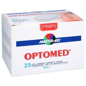 OPTOMED Augenkompressen steril selbstklebend Produktbild