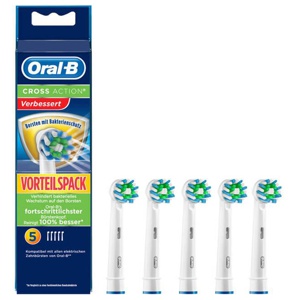 Oral B Aufsteckbürsten Crossaction Bakterienschutz, 5 St Zahnbürste Produktbild