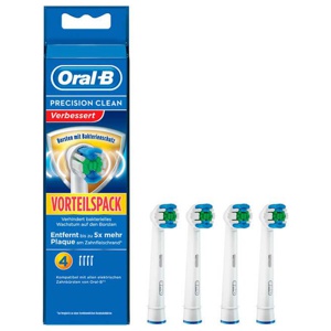 Oral B Aufsteckbürsten Prec.Clean Bakterienschutz, 4 St Zahnbürste Produktbild