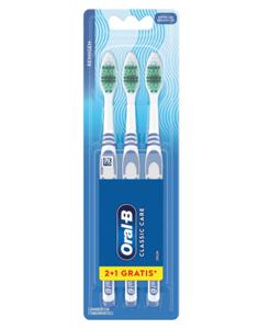 ORAL-B Classic Care Tandborste Medium (3-Pack) produkt bild