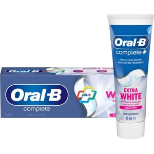 Oral B Complete Extra White Clean Mint 75 ml produktbilde