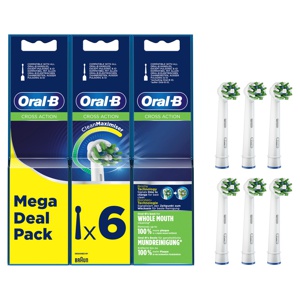Oral-B Cross Action Børstehoveder 6 stk produktbillede