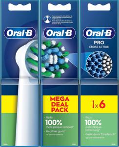 Oral-B&nbsp;Cross&nbsp;Action&nbsp;borsthuvuden&nbsp;6&nbsp;st produkt bild
