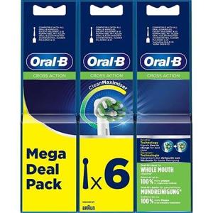 Oral-B CrossAction Tandborsthuvud CleanMaximiser-teknologi 6 st produkt bild