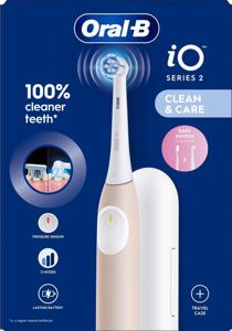 Oral-B&nbsp;iO&nbsp;2&nbsp;Eltandborste&nbsp;Calm&nbsp;Pink&nbsp;med&nbsp;resefodral produkt bild