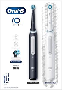 Oral-B iO 4 2-pack Svart och Vit eltandborste produkt bild
