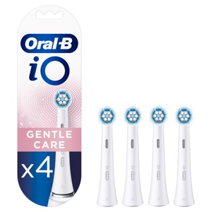 Oral-B iO Gentle Care Børstehoveder 4 stk Hvid produktbillede