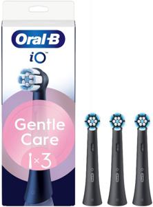 Oral-B iO Gentle Care Tandborsthuvuden Svart 3 st produkt bild