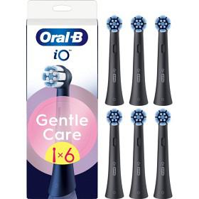 Oral-B iO Gentle Care Tandborsthuvuden Svart 6 st produkt bild