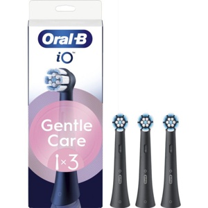 Oral B iO Gentle Care Toothbrush Heads Black 3 stk produktbilde