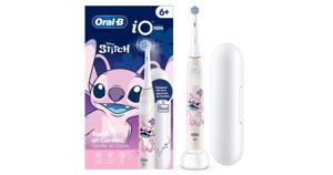 Oral-B iO Kids Eltandborste Disney Angel Lilo & Stitch med 1 Tandborsthuvud + 1 Resefodral produkt bild