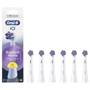 Oral-B iO Radiant White Tandborsthuvuden Vit 6 st produkt bild