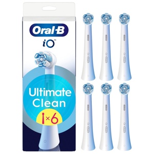 Oral-B iO Ultimate Clean børstehoder Hvit 6 stk produktbilde