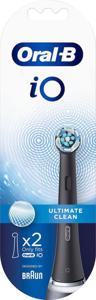 Oral-B iO Ultimate Clean Black Tandborsthuvud Tandborsthuvuden, 2 st produkt bild