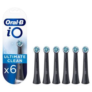 Oral-B iO Ultimate Clean Black Toothbrush Heads 6 pcs produkt bild