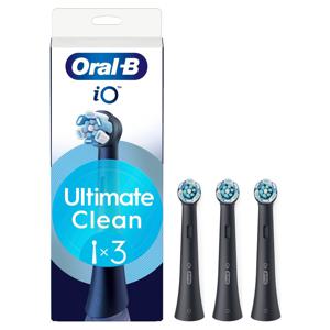 Oral-B iO Ultimate Clean Tandborsthuvuden Svart 3 st produkt bild