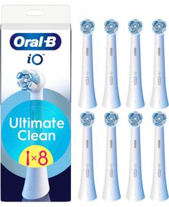 Oral-B iO Ultimate Clean Tandborsthuvuden Vit 8 st produkt bild