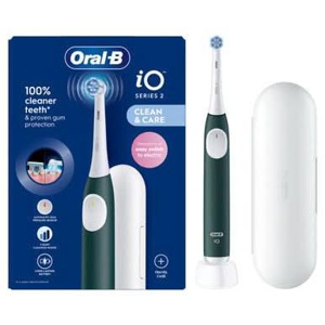 Oral-B iO2 Forest Green Electric Toothbrush + Travel Case product image