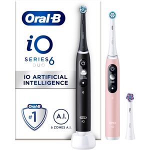 Oral B iO6 Duo Pack Black Lava / Pink Sand Produktbild