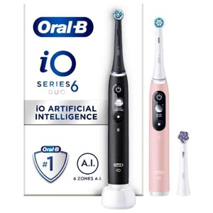 Oral B iO6 Duo Pack Black Lava / Pink Sand produktbilde