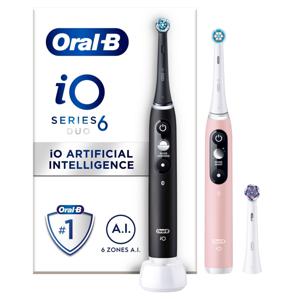 Oral B iO6 Duo Pack Black Lava / Pink Sand produkt bild