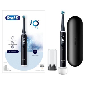Oral-B iO6 Ultimate Clean Electric Toothbrush Black Lava product image