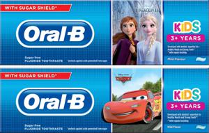 Oral-B Kids Frozen/Cars mix tandkräm 3+ år 75 ml produkt bild