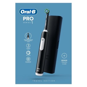 Oral-B Pro 1 Cross Action Black & Travel Case product image