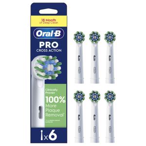 Oral-B Pro Cross Action Borsthuvuden 6 st produkt bild