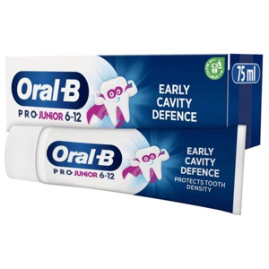 Oral-B Pro Junior Tandkräm 6-12 år 75 ml produkt bild