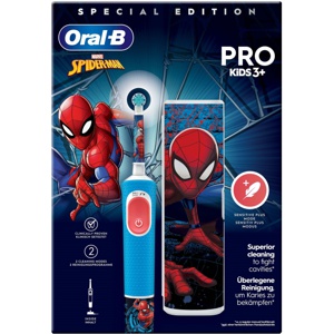 Oral B Pro Kids Spider-Man Electric Toothbrush Designed By Braun Produktbild