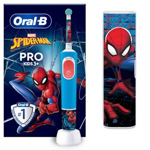 Oral-B Pro Kids Spider-Man eltandborste 3+ år med resefodral produkt bild
