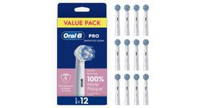 Oral-B Pro Sensitive Clean tandborsthuvuden 12 st produkt bild