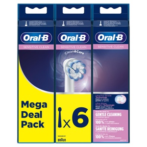 Oral-B Sensitive Clean Børstehoveder - 6 stk. produktbillede