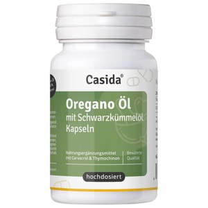 Oregano Öl mit Schwarzkümmelöl Kapseln, 60 St Kapseln Produktbild