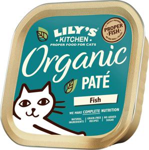 Organic Fish Paté Våtfoder För Katt 85g produkt bild