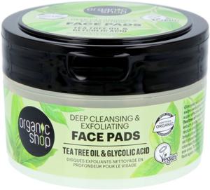 Organic Shop Deep cleansing and exfoliating face pads 20st produkt bild