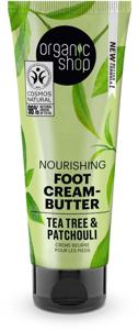 Organic Shop Nourishing Foot Cream-Butter Tea Tree & Patchouli 75 ml produkt bild