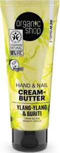 Organic Shop Hand & Nail Cream-Butter Ylang-Ylang & Buriti 75 ml produkt bild