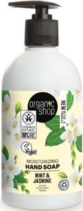Organic Shop Hand Soap Minty Jasmine 500ml produkt bild