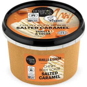 Organic Shop Salted caramel chewy body scrub Vanilla & Cocoa 250ml produkt bild