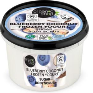 Organic Shop Blueberry Coconut Frozen Yogurt Sugar Body Scrub 250ml produkt bild