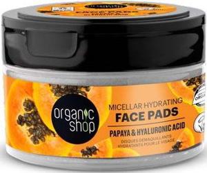 Organic Shop Micellar Hydrating Face Pads 20 pcs produkt bild