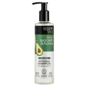 Organic Shop Reparing Shampoo - Avocado & Honey   280 ML produktbillede