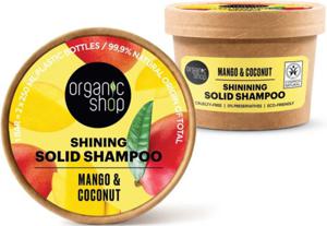 Organic Shop Shining Solid Shampoo Mango & Coconut 60 g produkt bild