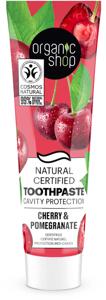Organic Shop Cherry & Pomegranate Toothpaste 100g produkt bild