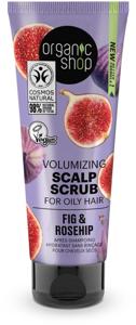 Organic Shop Volumizing Scalp Scrub for Oily Hair Fig and Rosehip 75ml produkt bild