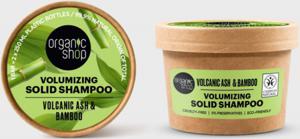 Organic Shop Volumizing Solid Shampoo Volcanic Ash & Bamboo 60 g produkt bild