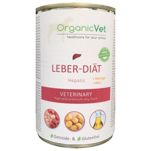 ORGANICVET-Hund-Nassnahrung-Leber-Diaet Produktbild