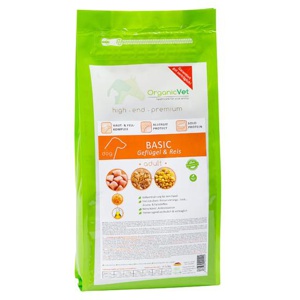 ORGANICVET-Hund-Trockennahrung-BASIC Produktbild